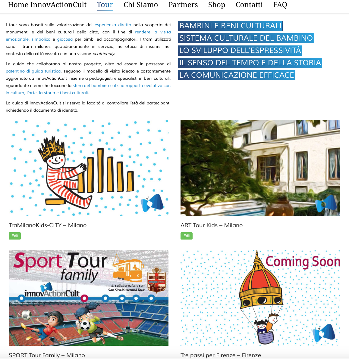 pagina tour InnovActionCult Geofelix
