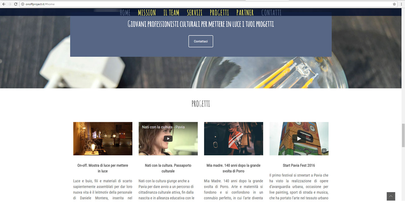 On Off Project Progetti Restyling Geofelix On Off restyling sito Geofelix