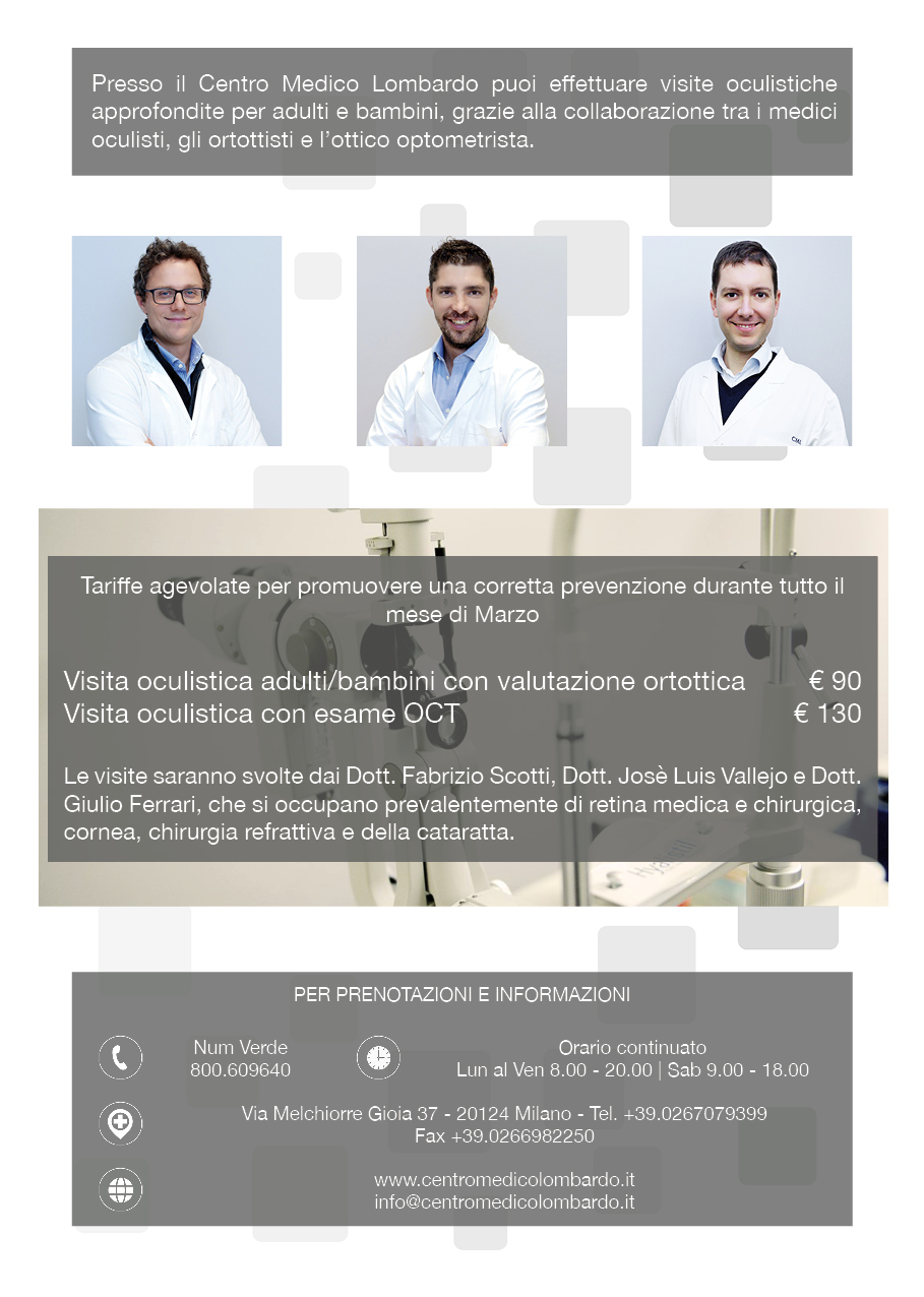VolantinoA5Oculistica2 Centro Medico Lombardo